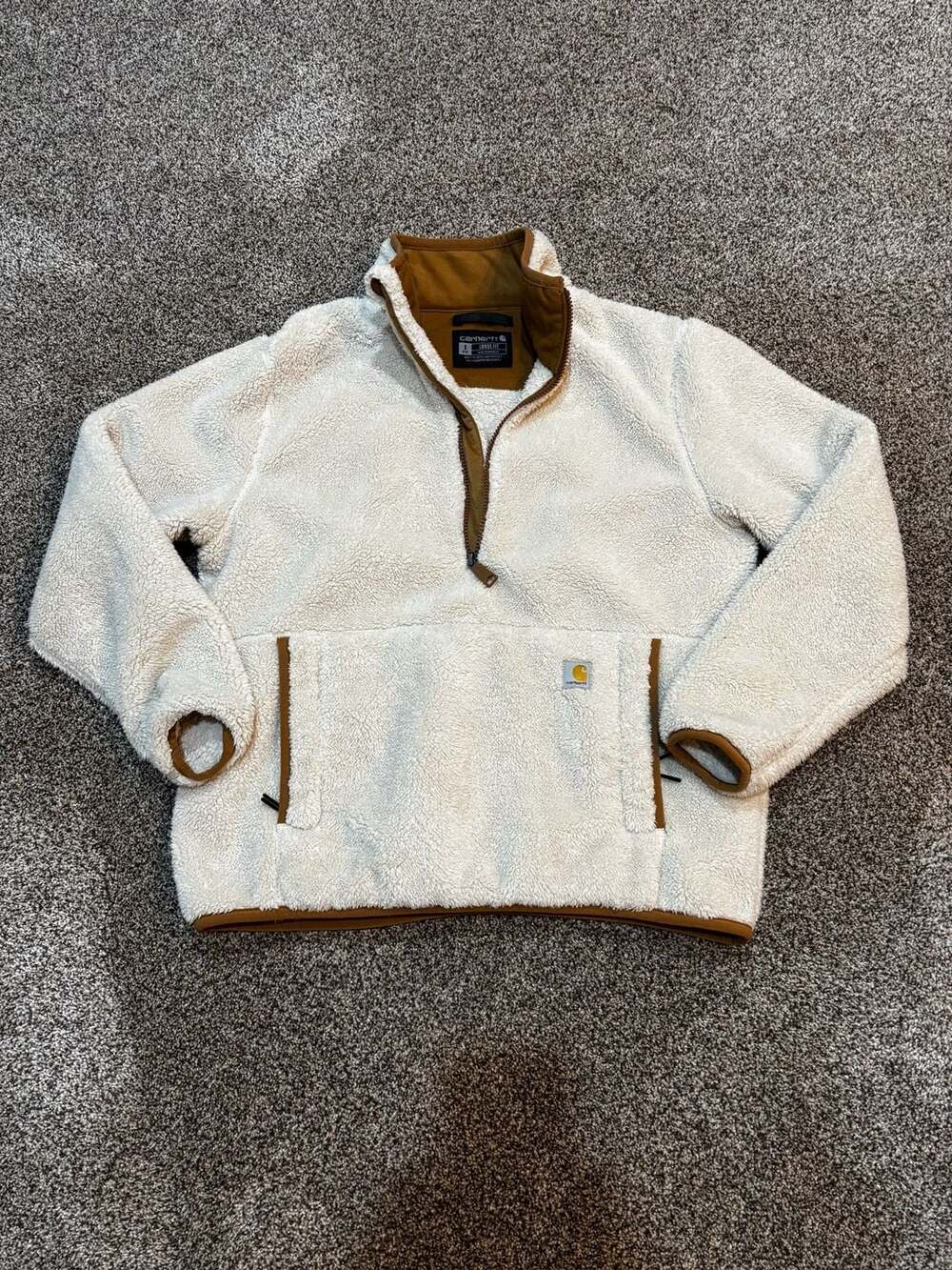 Carhartt Girl's Sherpa Fleece 1/4-Zip Pullover Jacket
